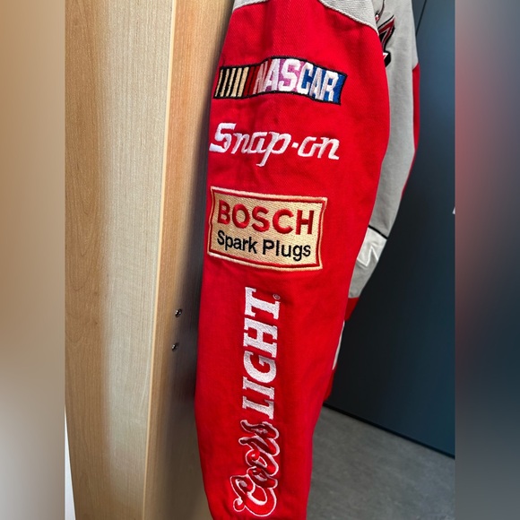 Vintage Sterling Marlin Coors Light Racing Jacket Mens Size L- Jeff Hamilton - Picture 4 of 6